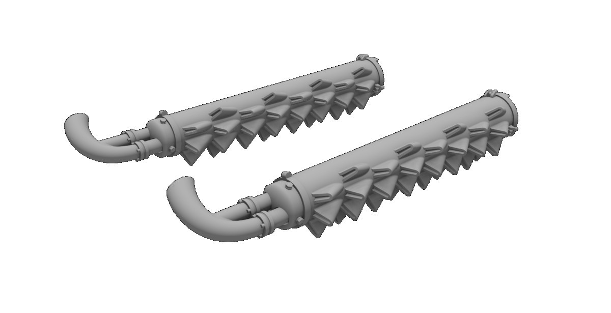 Beaufighter Hedgehog Exhausts
