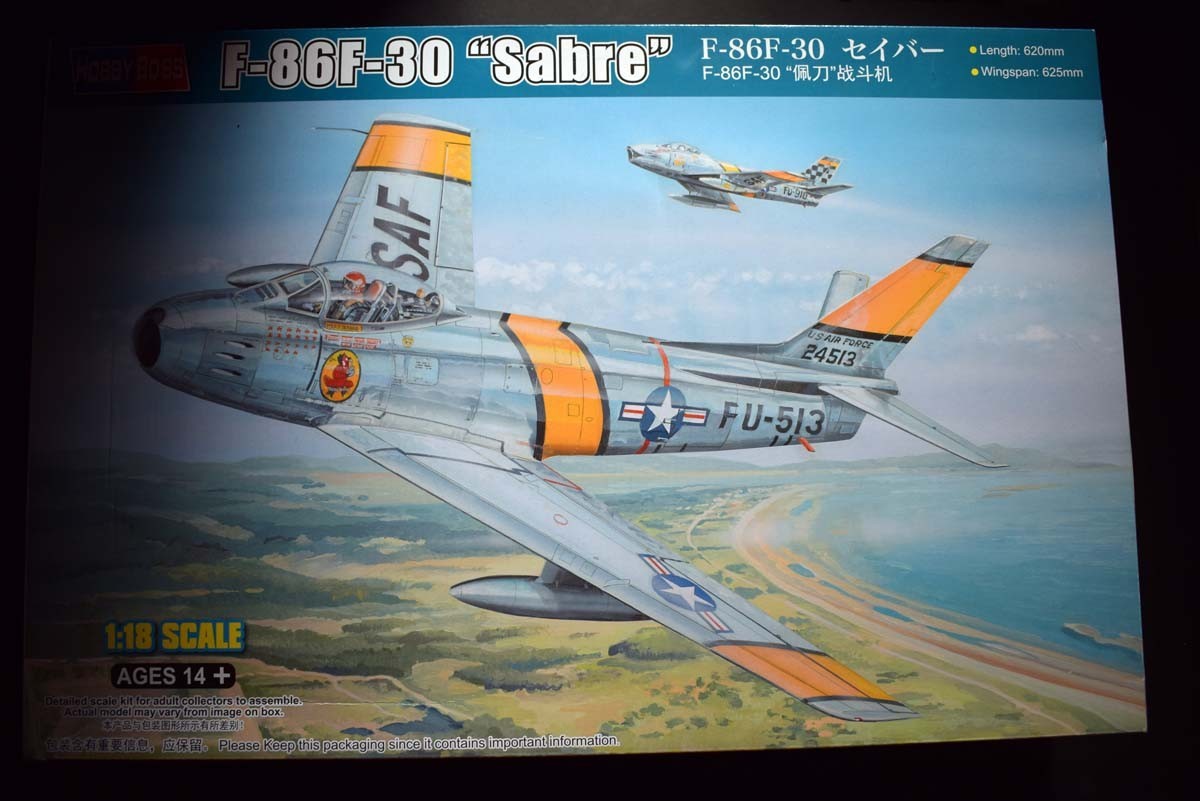 F-86 F-30 Sabre 1/18th Scale