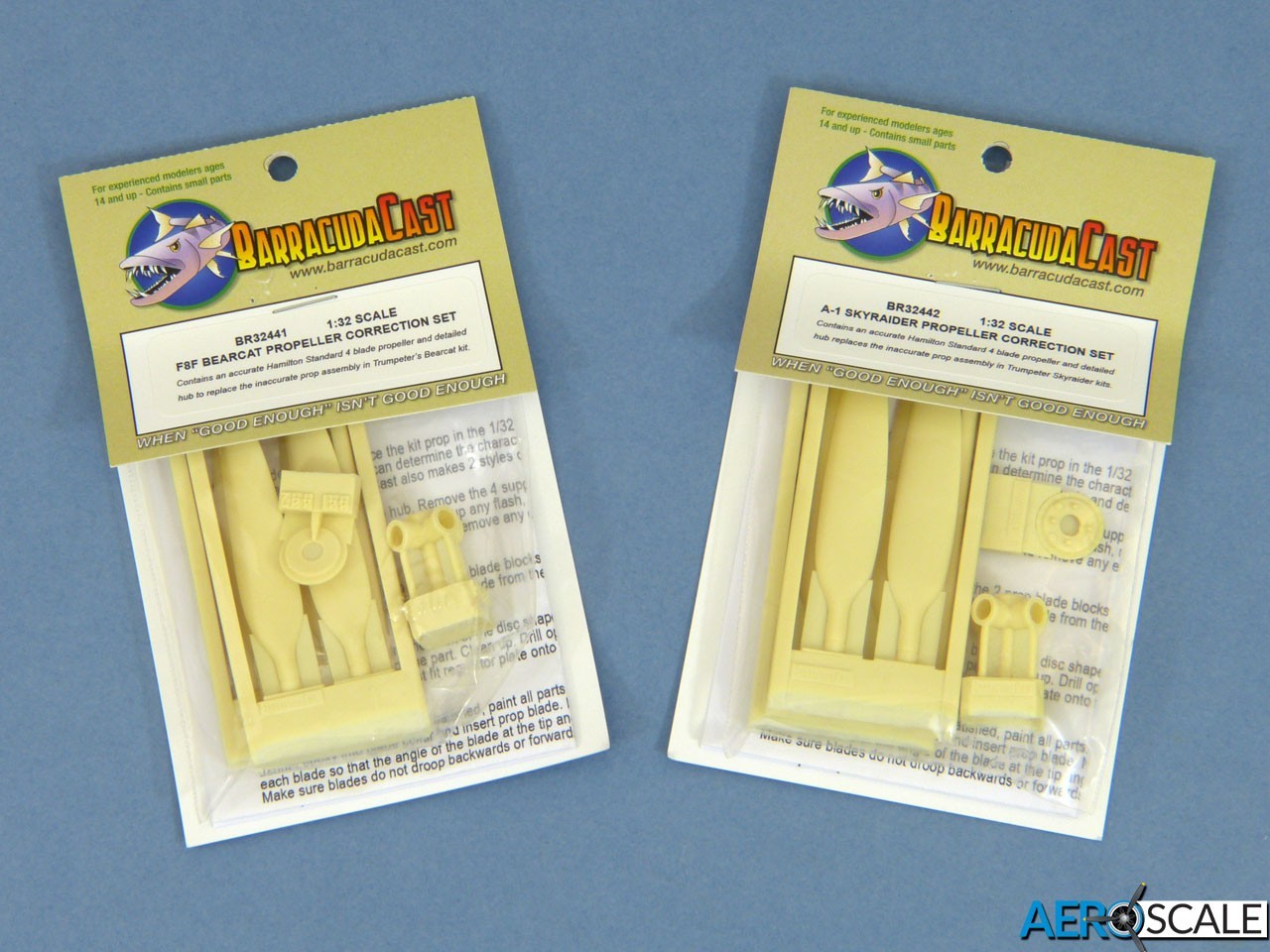 Bearcat & Skyraider Propeller Correction Sets
