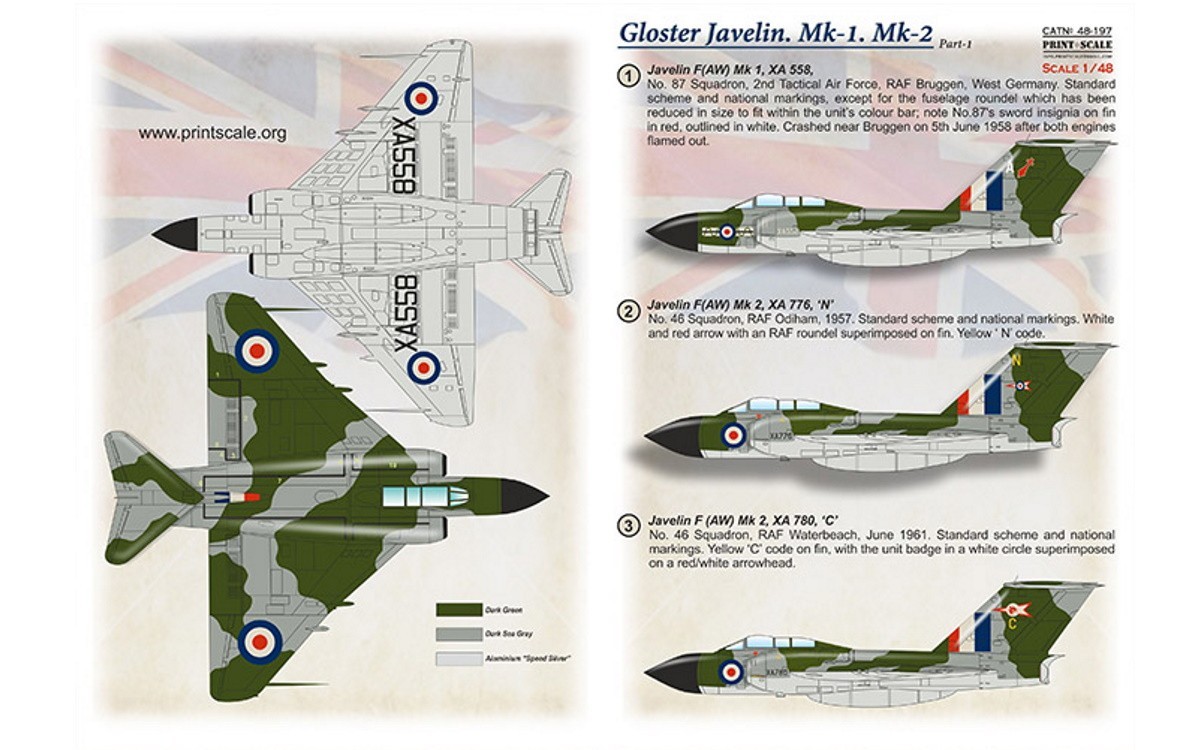 Javelin Decals Part I