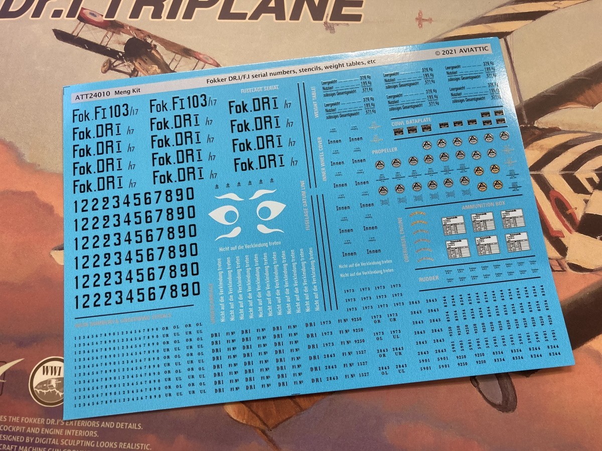 Dr.1/F.1 Stencils