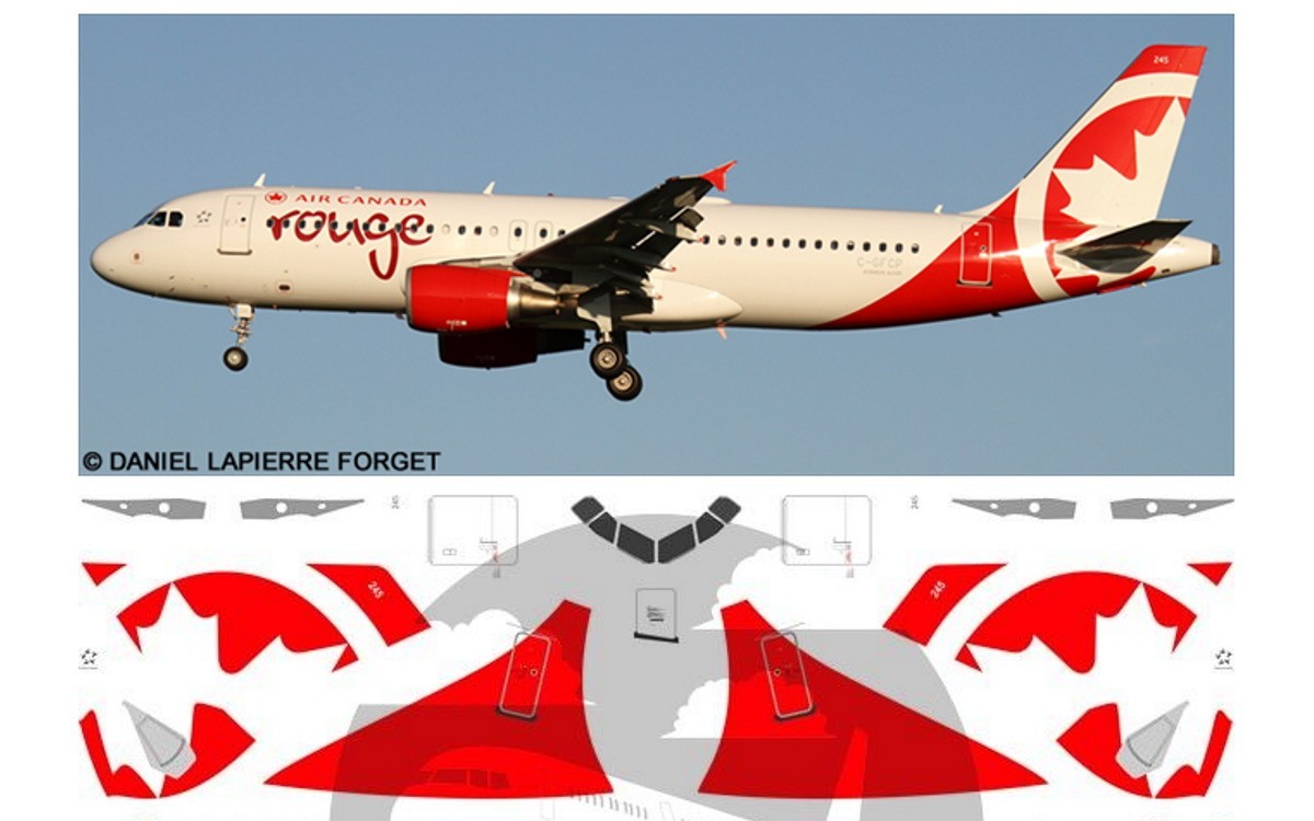 Air Canada Rouge Airbus