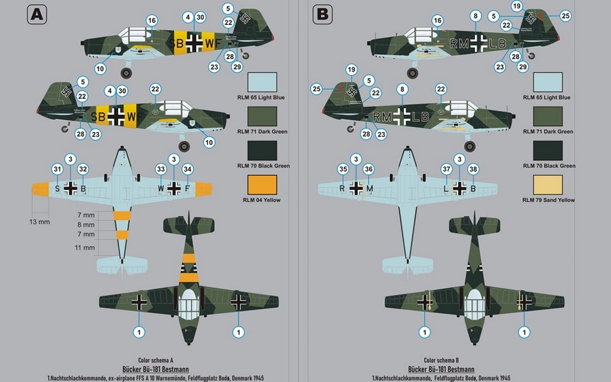 Bestmann Marking Options