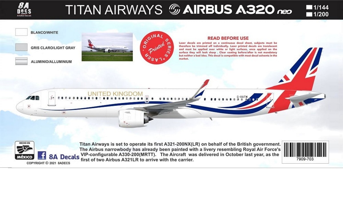 Titan/British Government A321 NEO