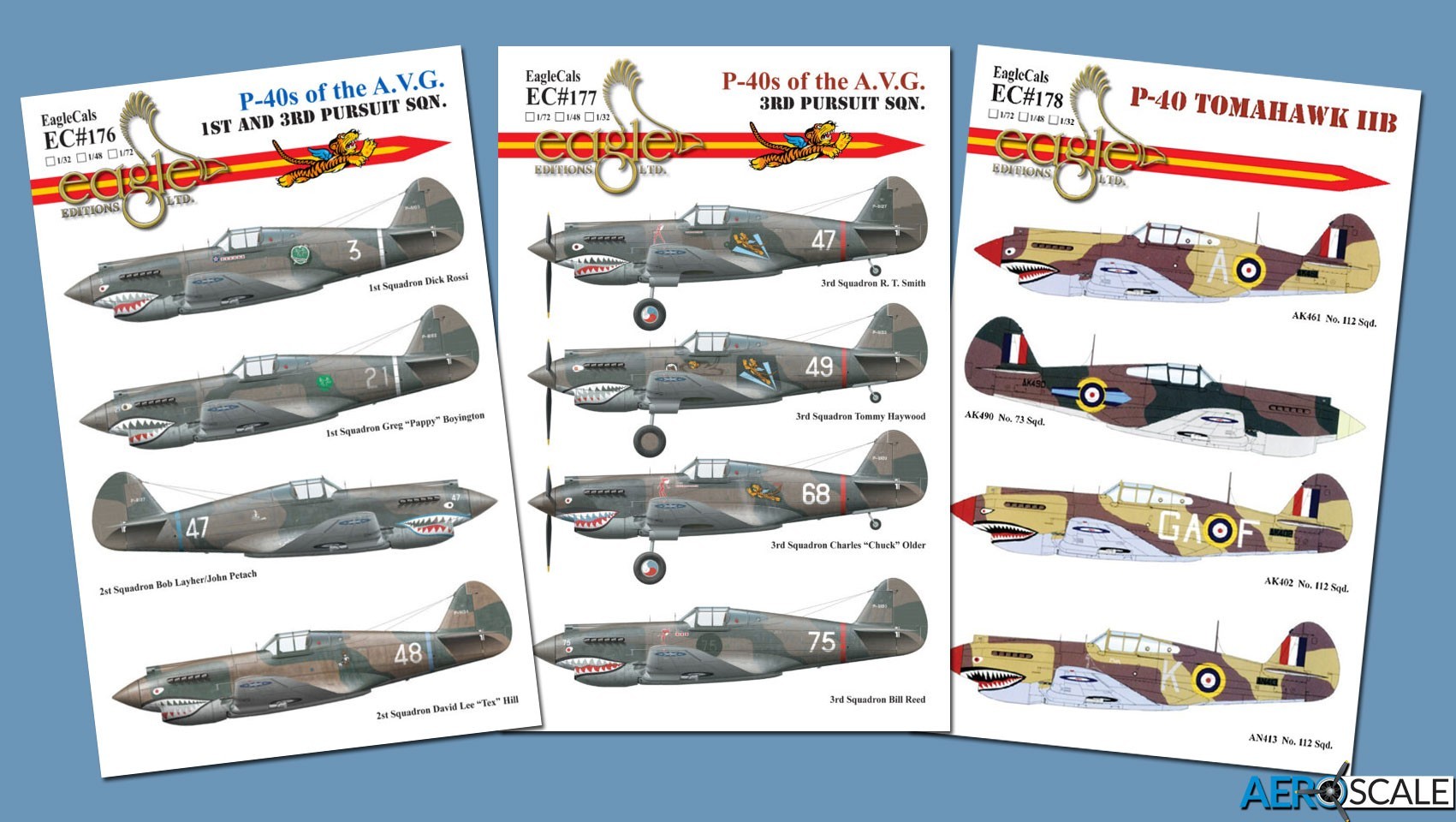 P-40/Tomahawk Decal Bonanza