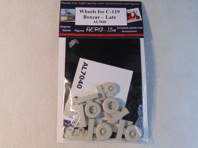 C-119 Boxcar (Late) Wheels Set.