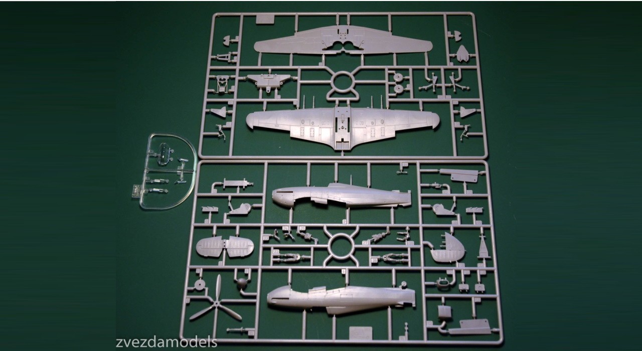 Hurricane Mk.IIc Sprue Shots