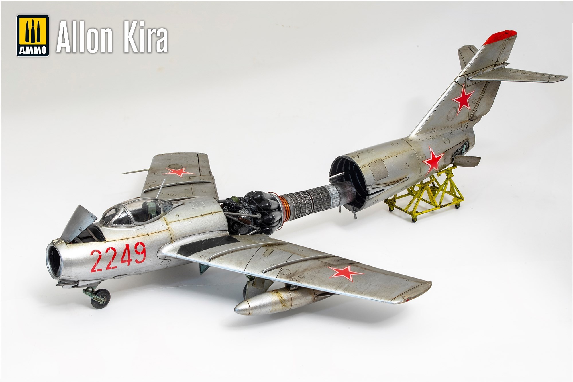 Mig 15 with engine exposed 'Inspirations' by Allon Kira