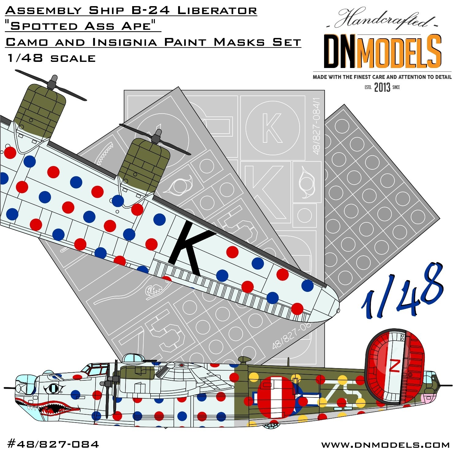 “Spotted Ass Ape” Camo and Insignia Paint Mask Set