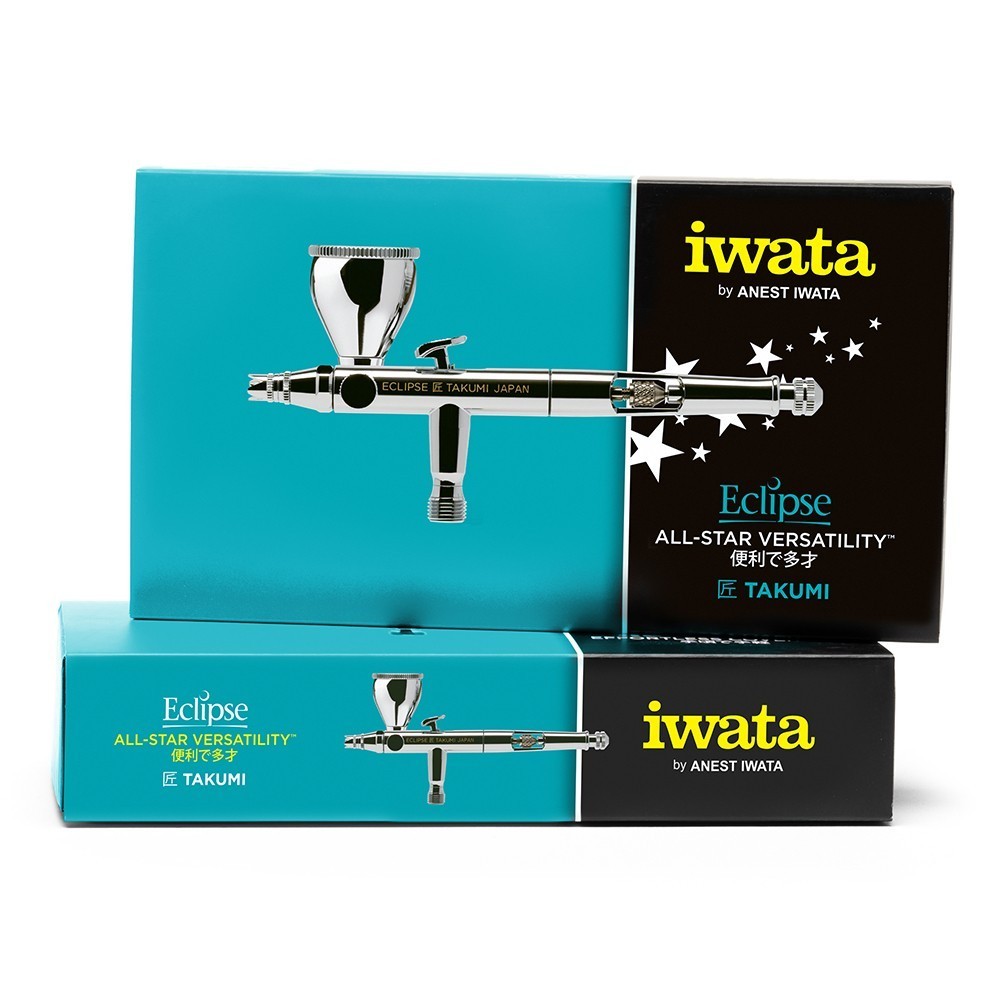 New! Iwata Takumi Eclipse Side Feed Airbrush | RailRoad Modeling