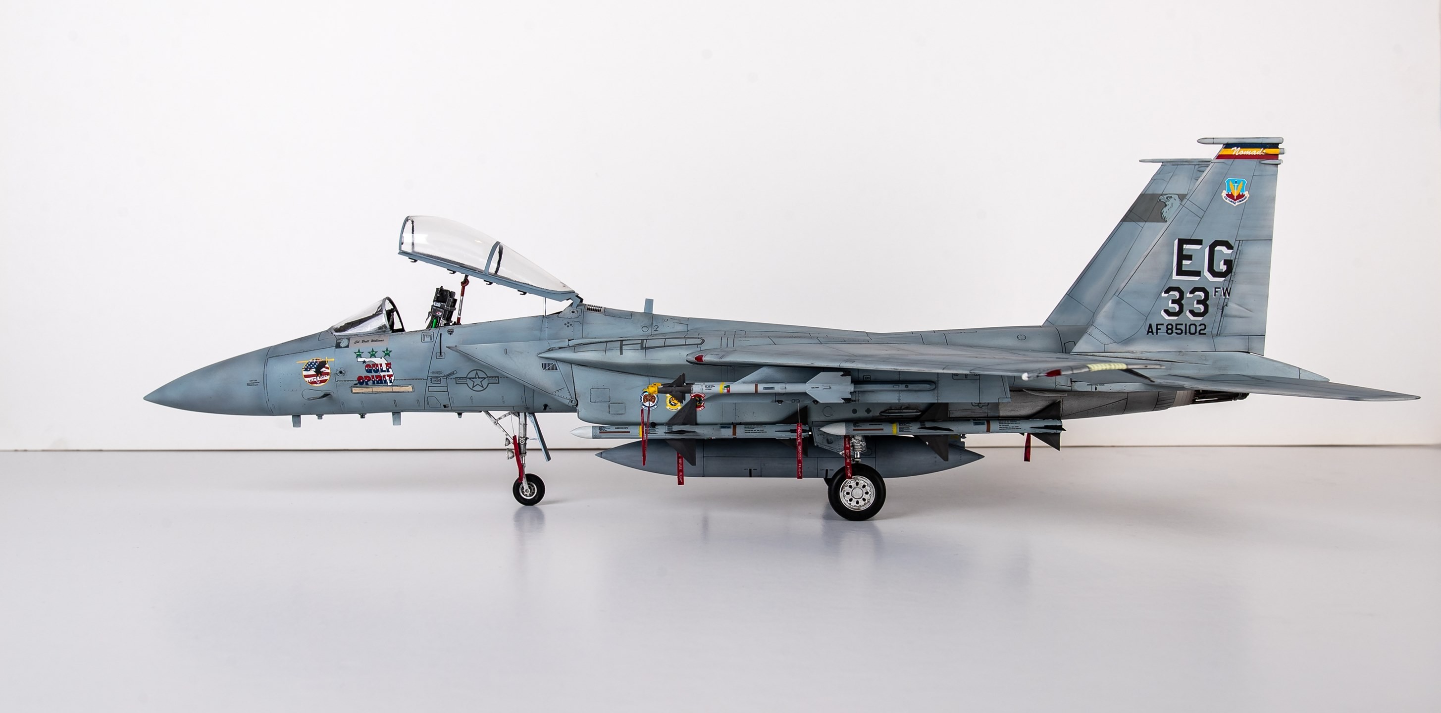F-15C Eagle 58th Fighter Squadron 33rd Fighter Wing AF85102 'Inspirations'  by Mahmod Essa