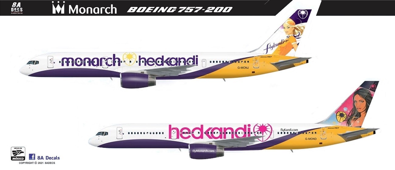 Monarch/ Hedkandi B757’s