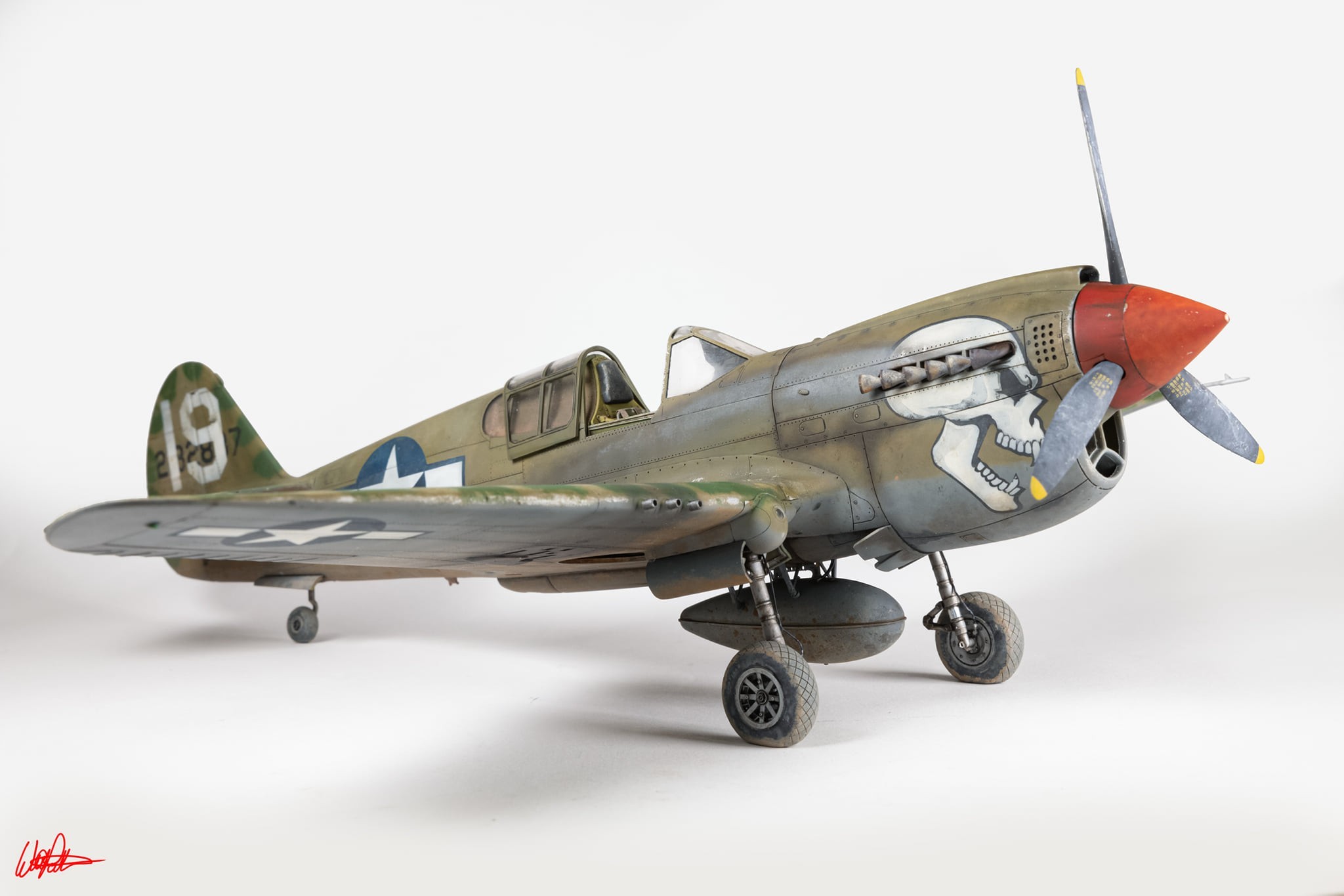 p-40 modeled as a could-have-been 80th fg burma banshee.  'Inspirations' by Will Pattison