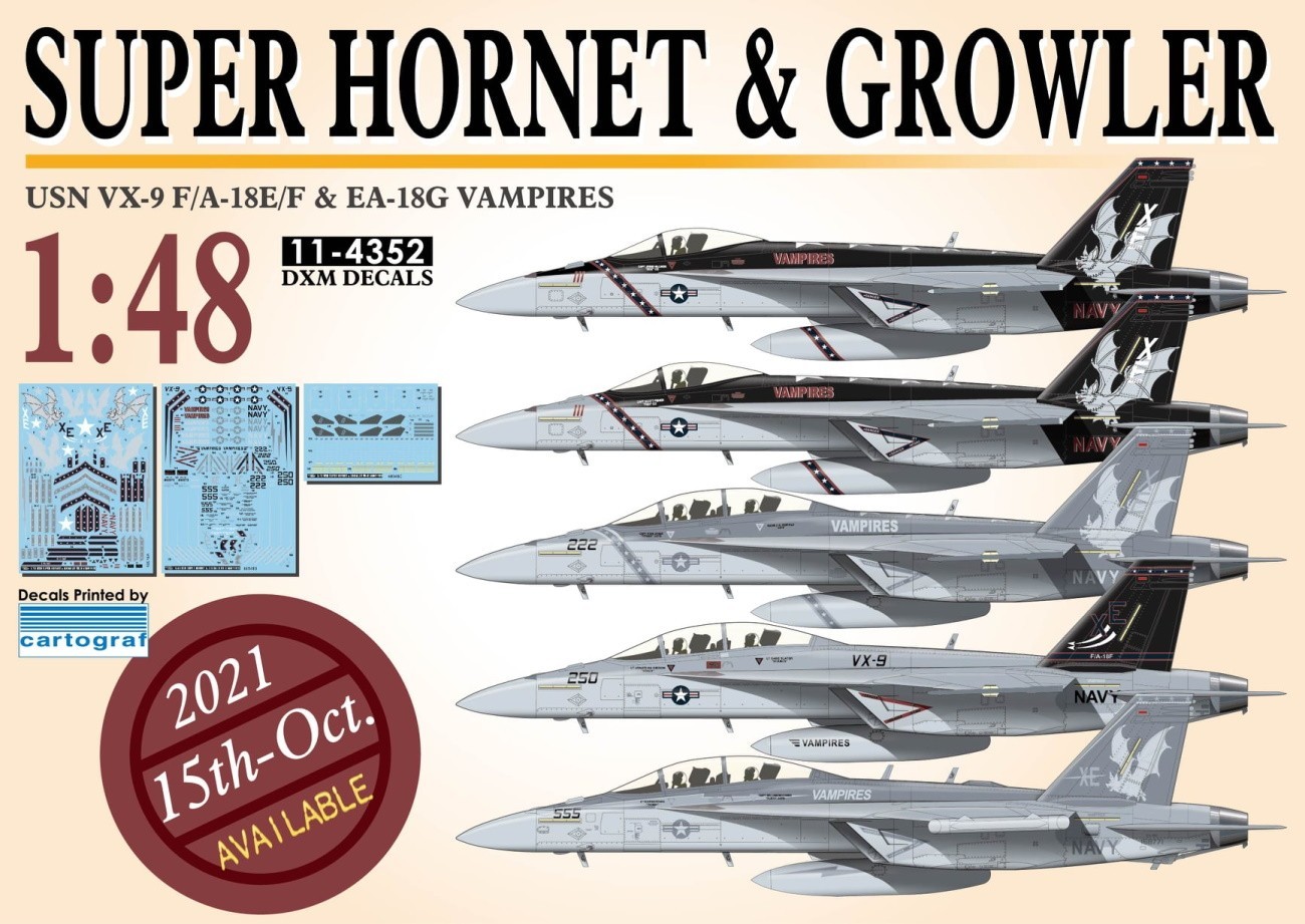 VX-9 Super Hornet & Growlers Coming Soon