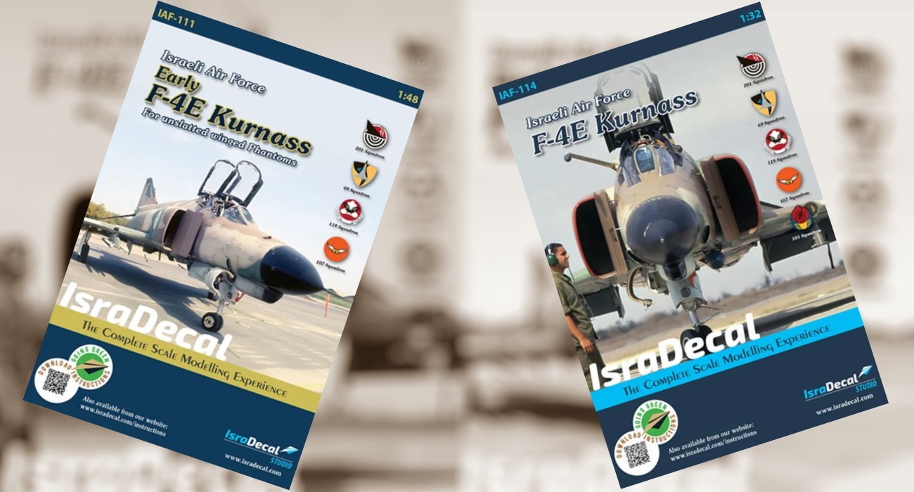 Decals: F-4E Kurnass