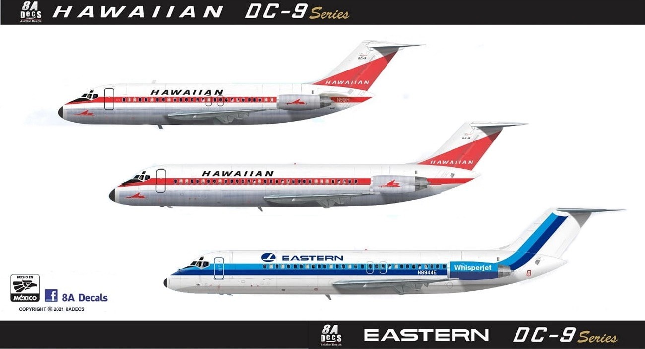 Hawaiin & Eastern DC-9’s