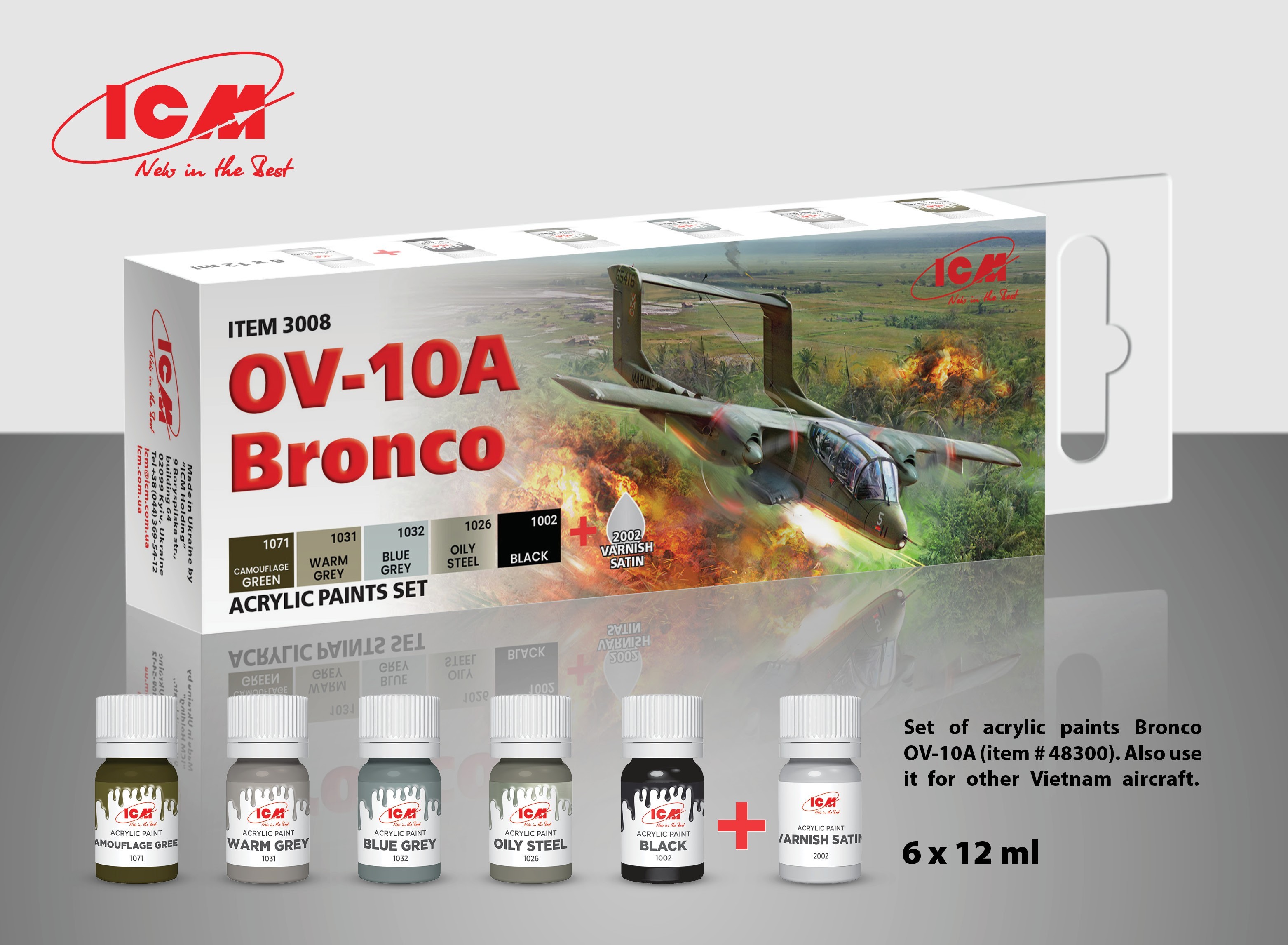 SOON: Acrylic Paint Set for OV-10A BRONCO