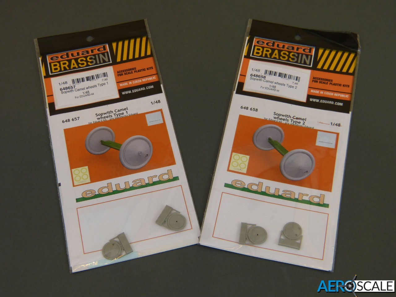 Sopwith Camel Wheels Types 1 & 2