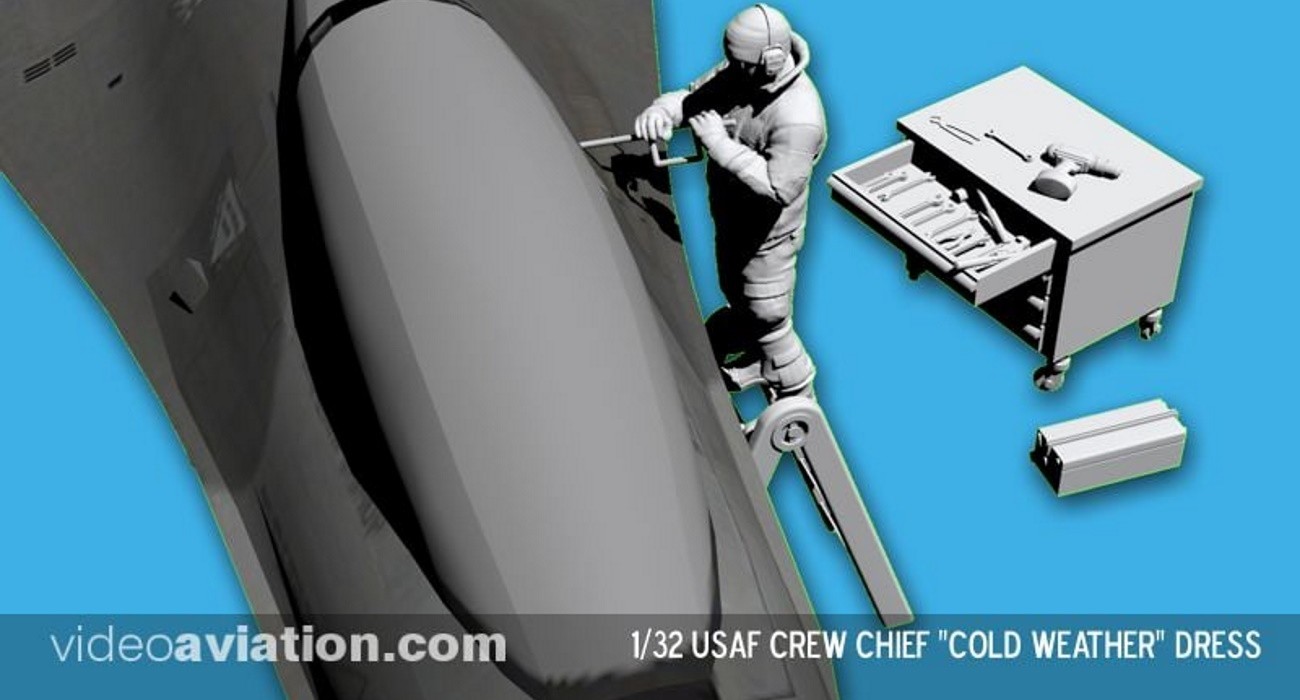 USAF Crew Chief  In Winter Gear