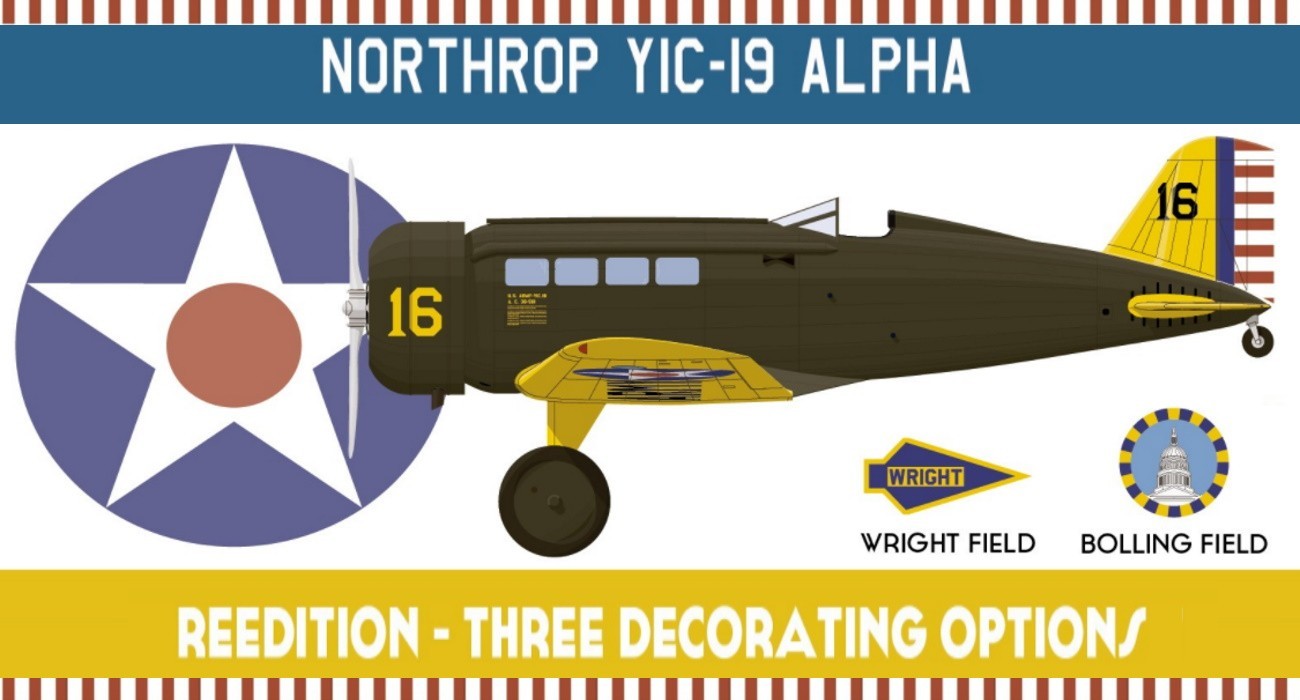 Northop Y1C-19 Alpha Re-Stock
