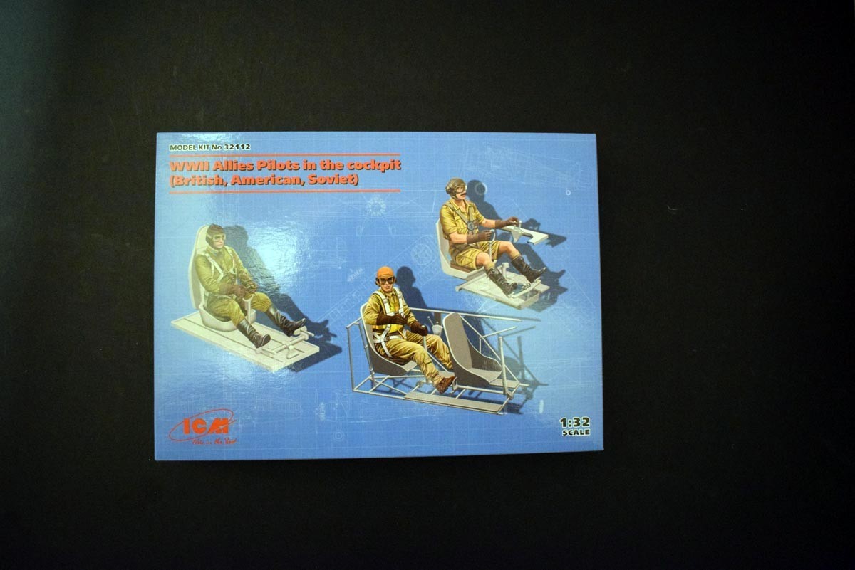 World War II Allied Pilots in the Cockpit (British, American and Soviet)