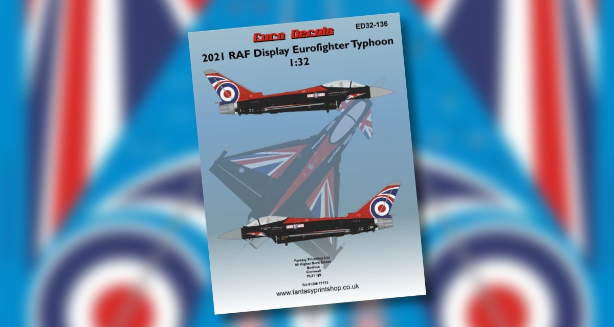 2021 RAF Display Eurofighter Typhoon Decals