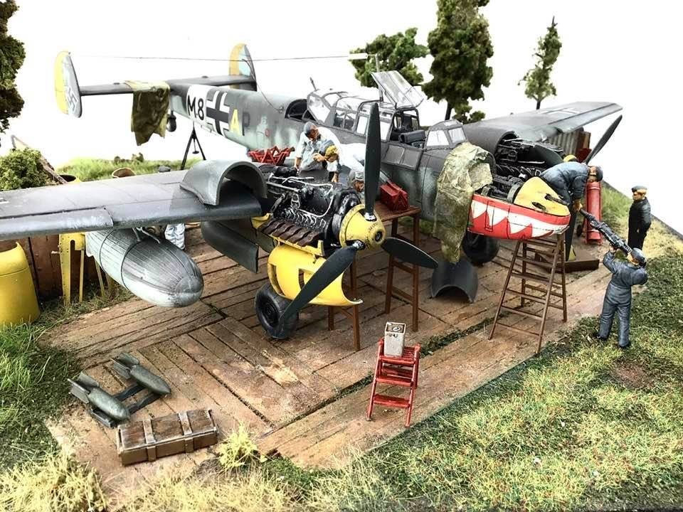Bf 110E, flown by Heinz Nacke, 6./Zerstörergeschwader 76 'Inspirations' by Christian Blanco