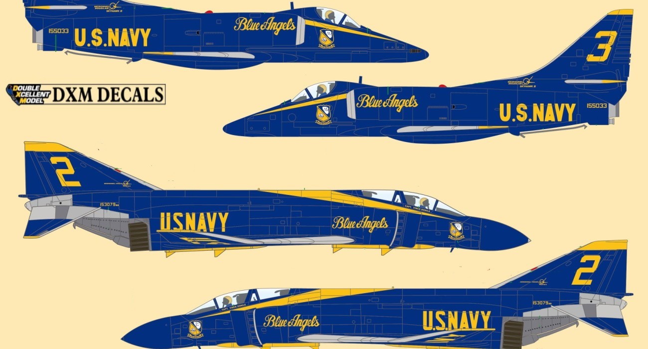 Blue Angels Phantoms & Skyhawks