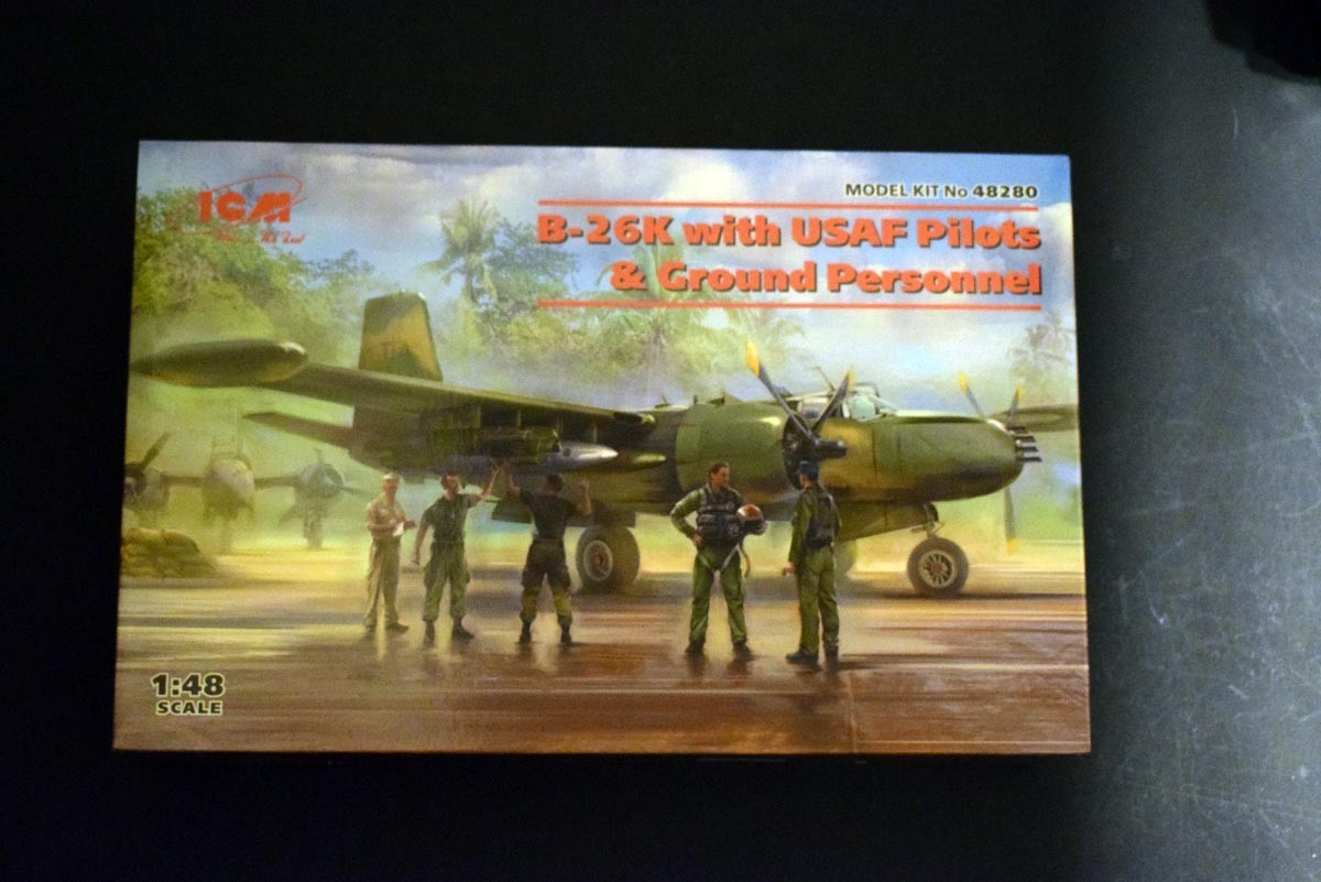 B-26K with USAF Pilots and Ground Personnel