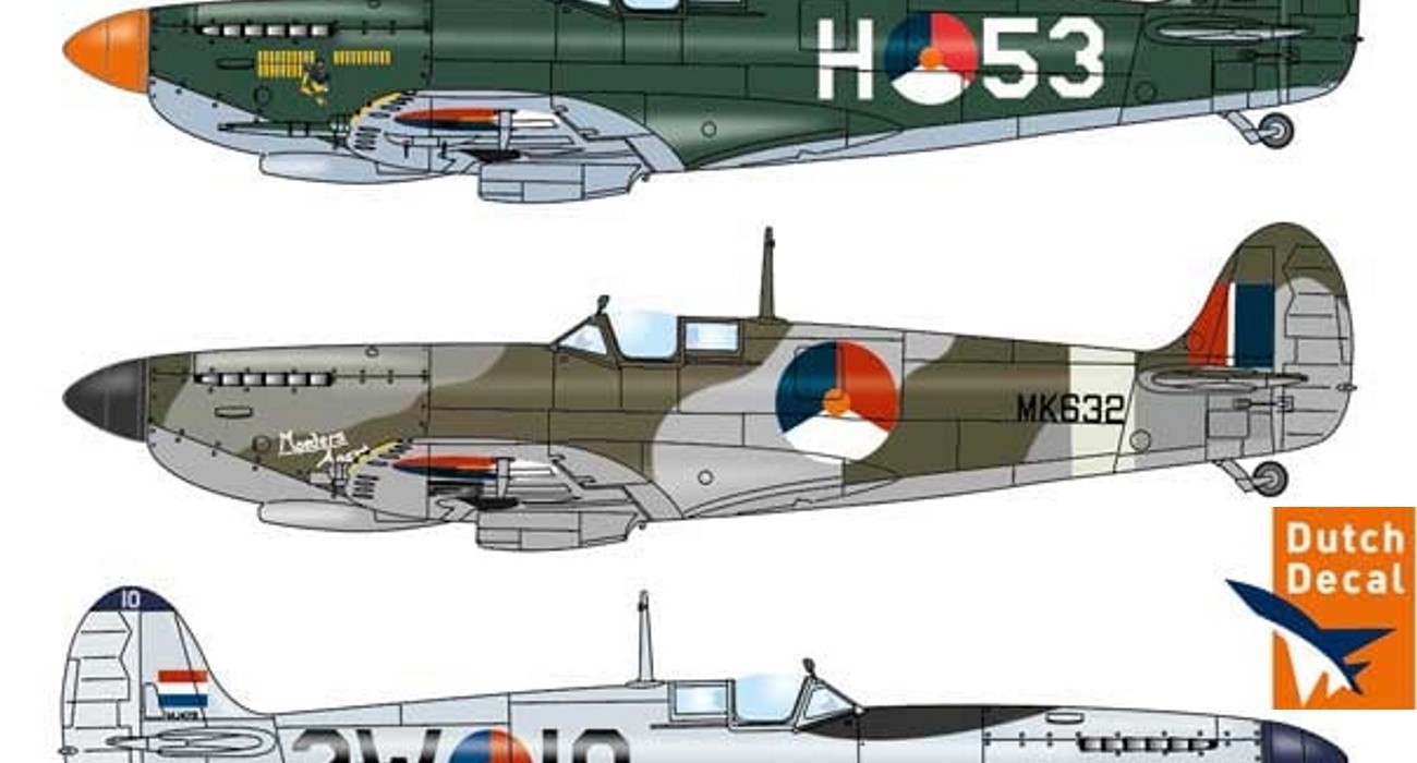 Decals: Dutch Flown Spitfire Mk.IX