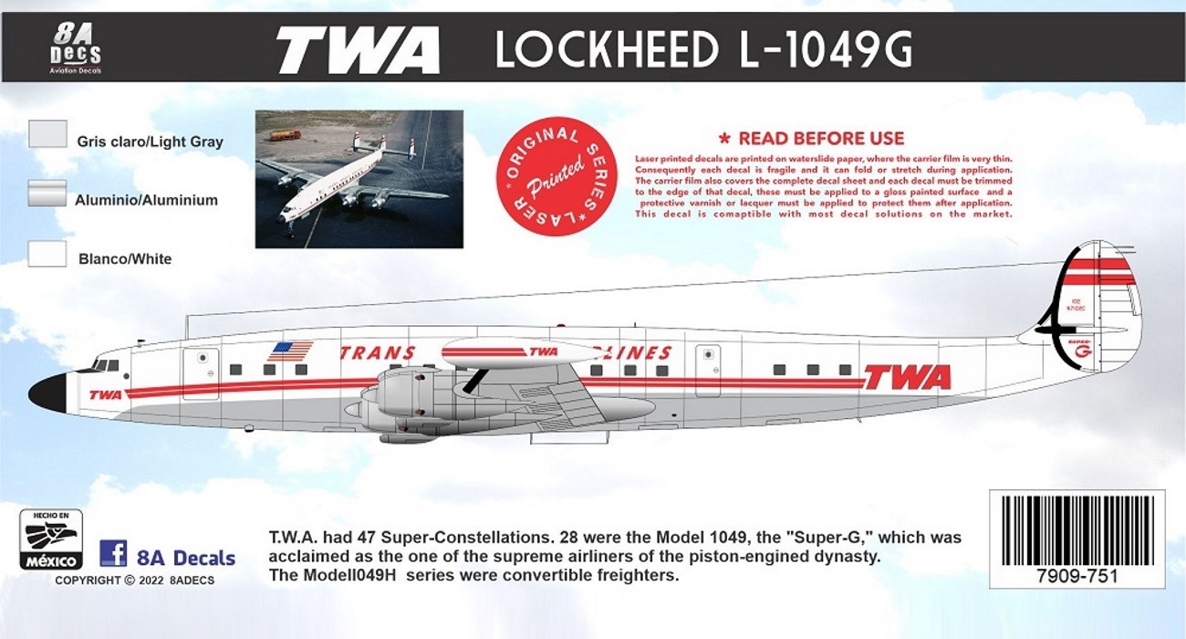 Decals: TWA Super Constellation Released