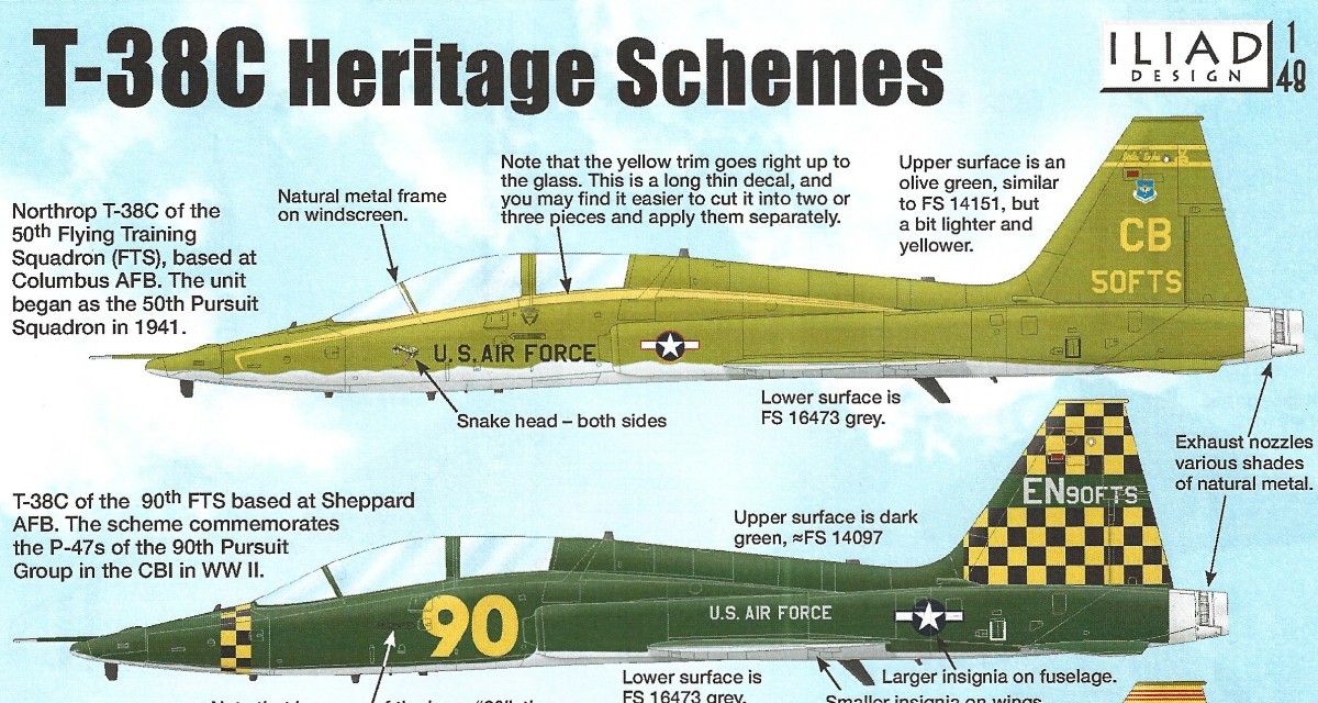 T-38C Heritage Schemes