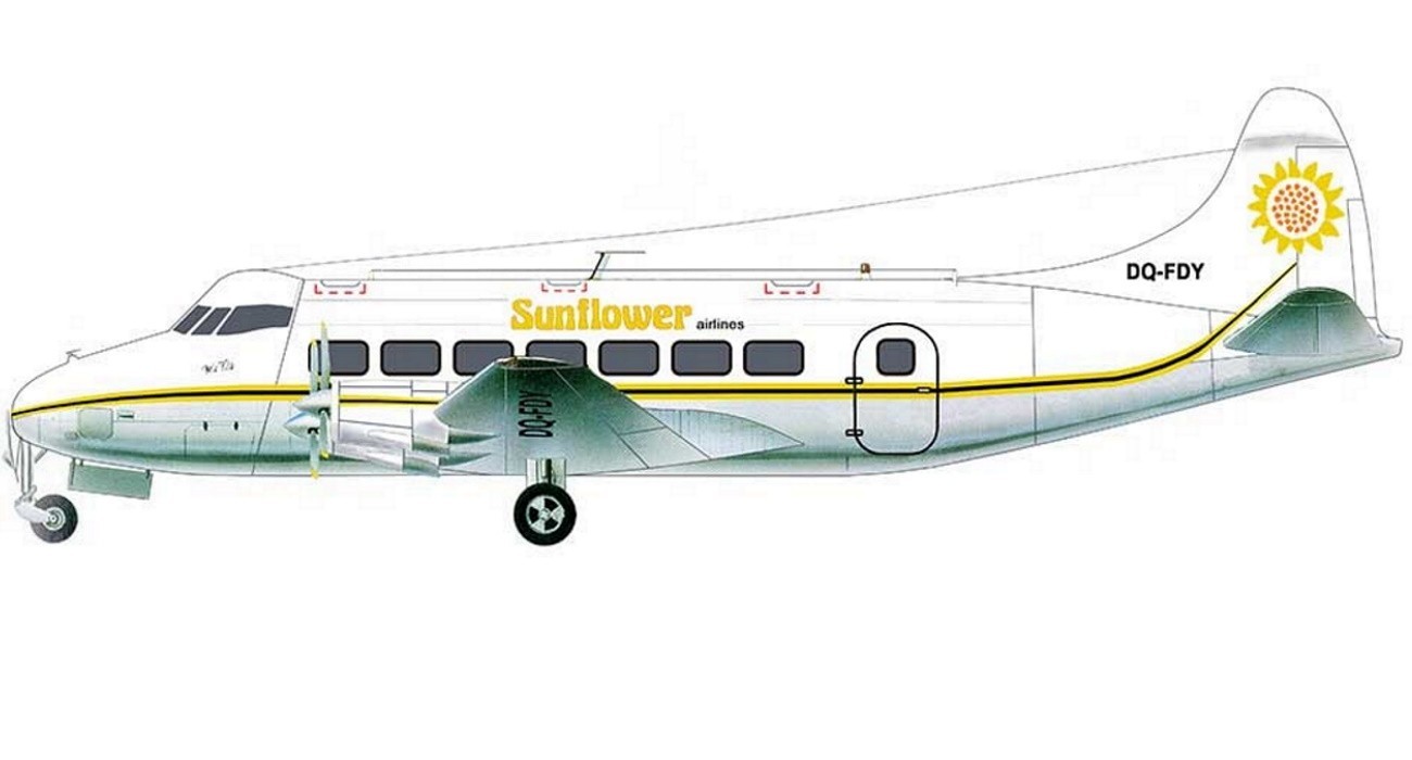 Riley Heron Sunflower Airlines