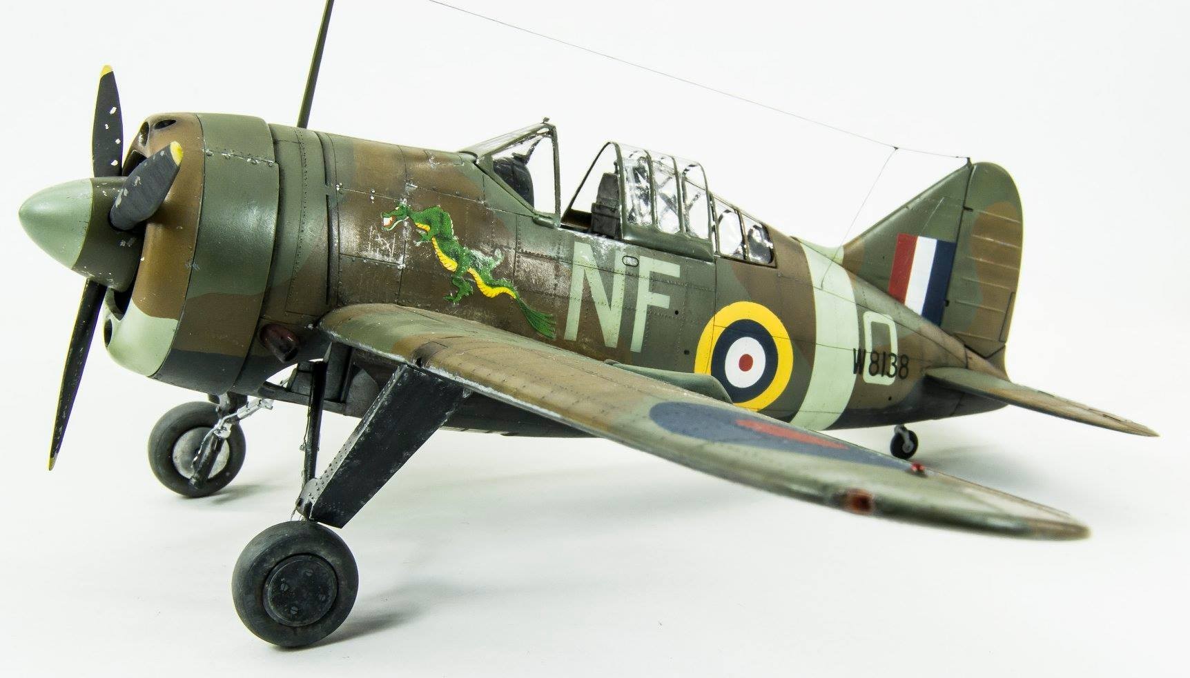 Brewster Buffalo RNZAF Flt O Noel C. Sharp 'Inspirations' by Juan Carlos Fernández Casado