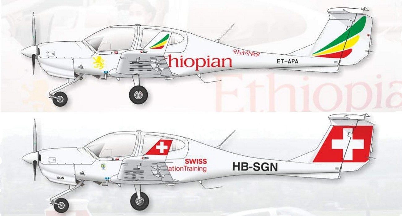 Swiss & Ethiopian DA40 Trainers