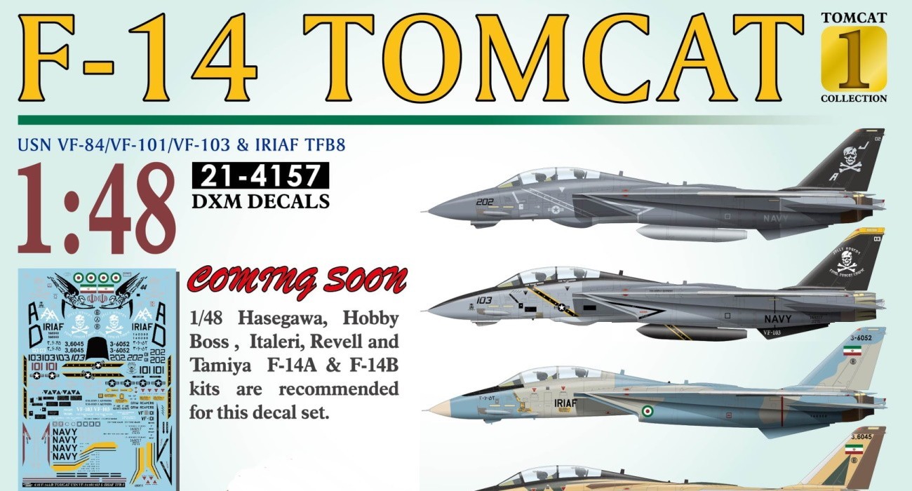 Decals: USN & IRIAF Tomcat Released