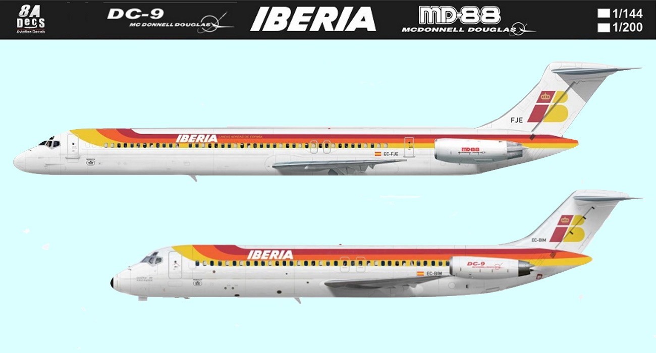 Decals: Iberian DC-9/MD.88