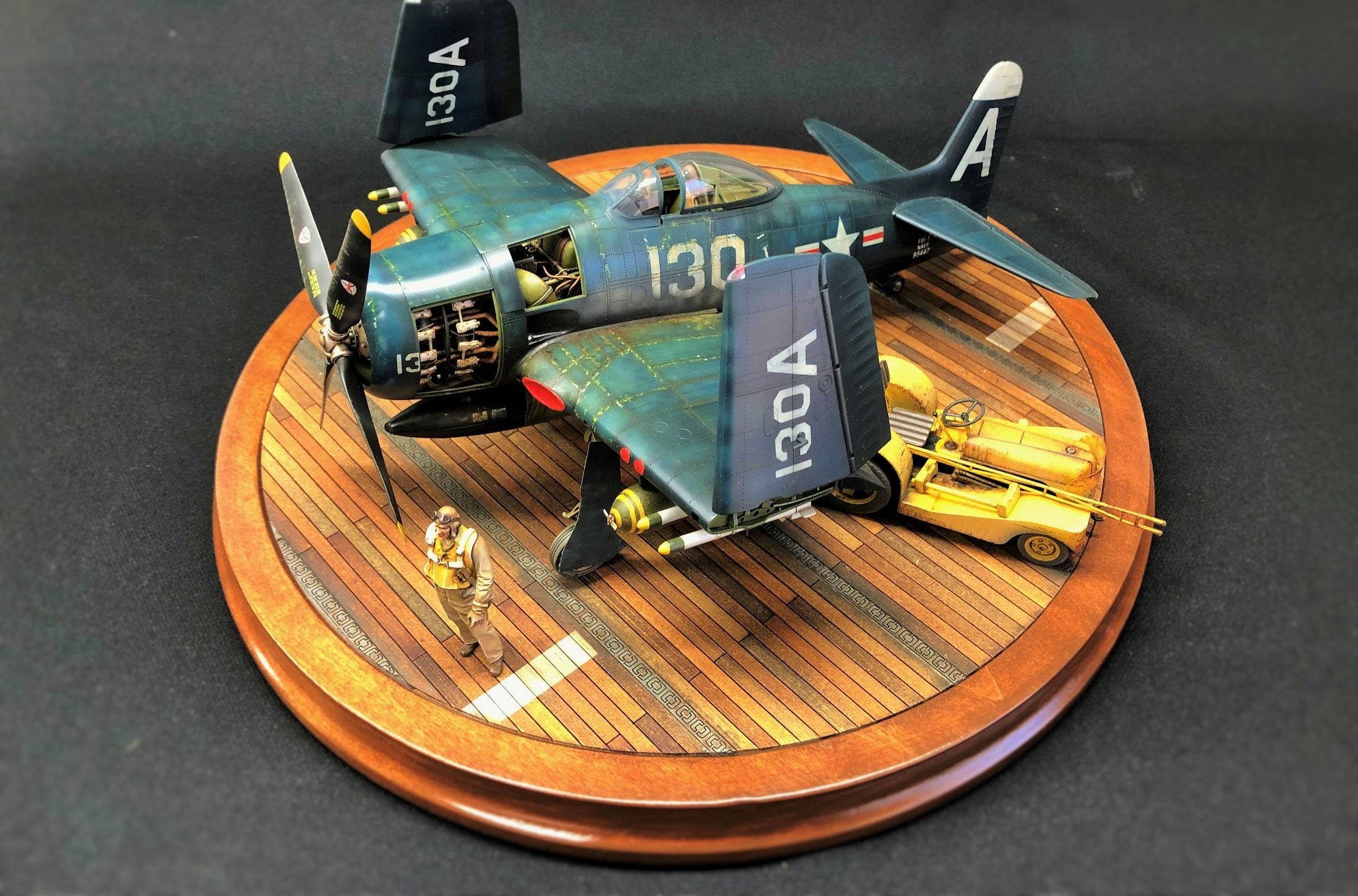 Grumman F8F-1 Bearcat VF-10A  Be-Devilers 'Inspirations' by Mauricio Guerrero
