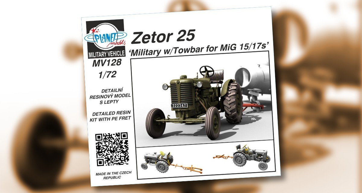 Zetor 25 ‘Military w/Towbar for MiG 15/17s’