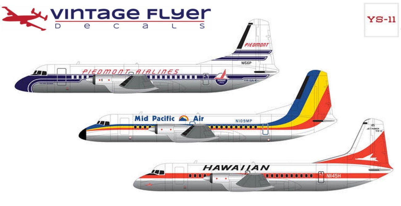 NAMC YS-11 Decal Sets Released