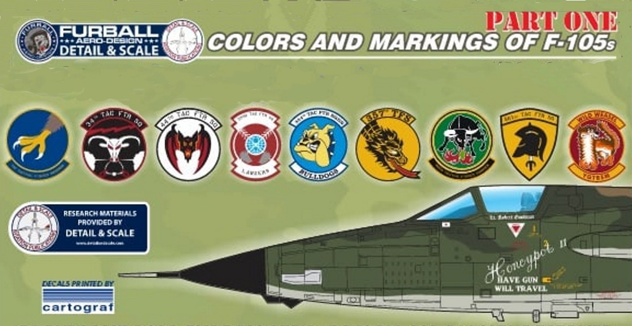 Colors and Markings of F-105s Part I Released