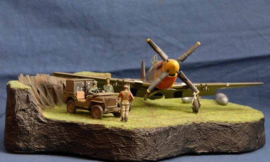 P 51B Mustang ( G4 ° N - 42-106473) of Captain John Pugh 'Inspirations' by Gerardo Quarello