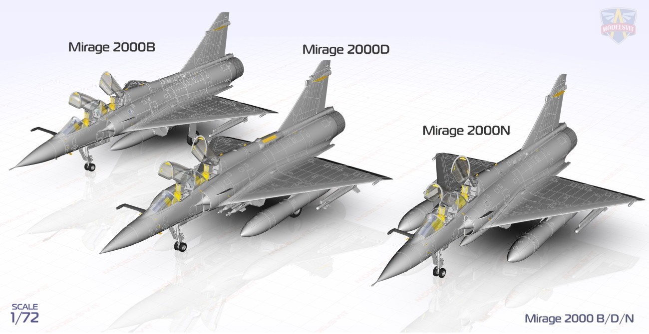 Mirage 2000B/D/N Renders