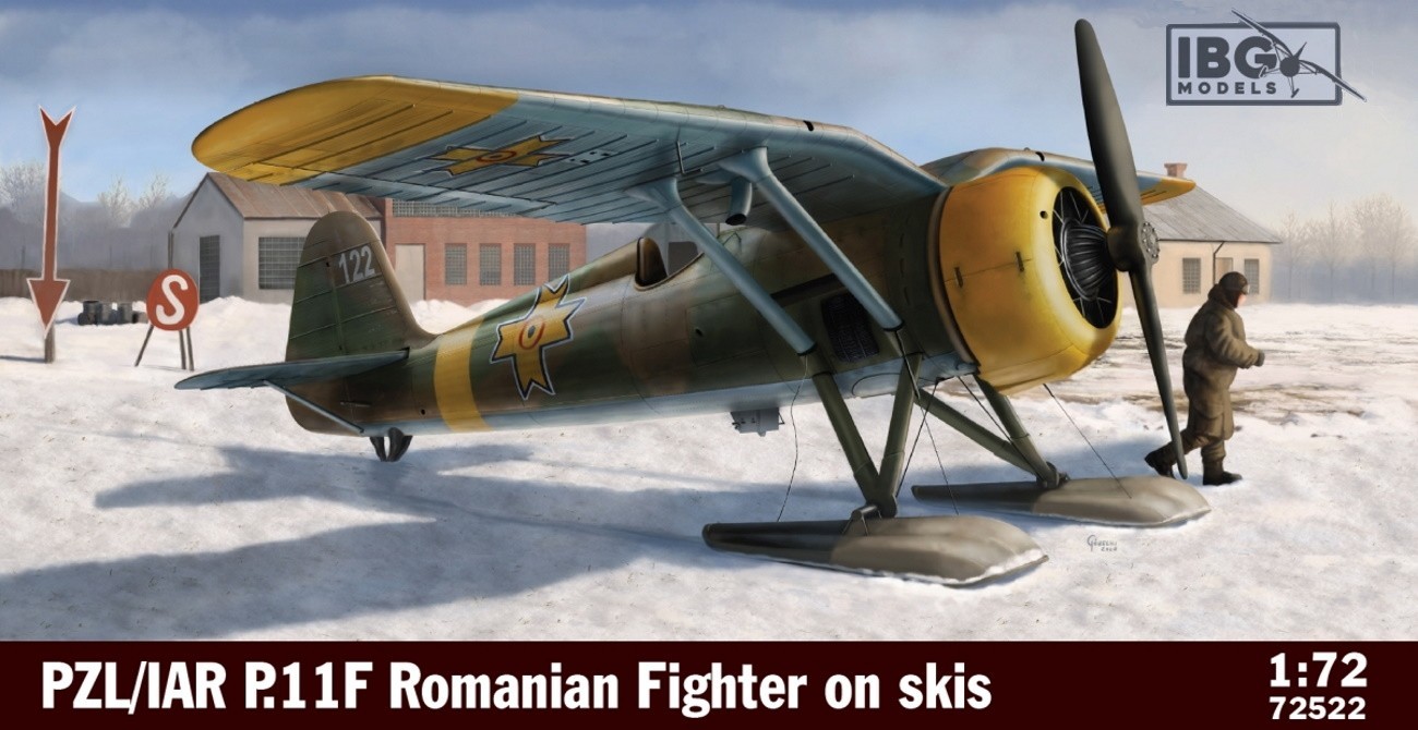 Ski Fitted PZL/IAR P.11F On Its Way