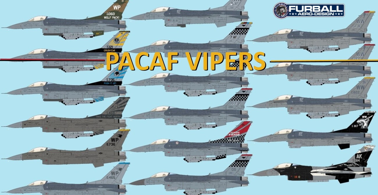 Decals: PACAF Vipers Summer Release