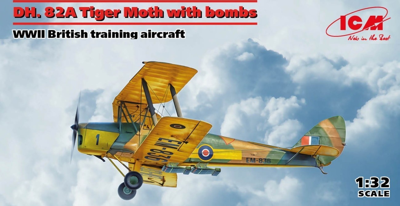 Tiger Moth With Bombs Out Soon