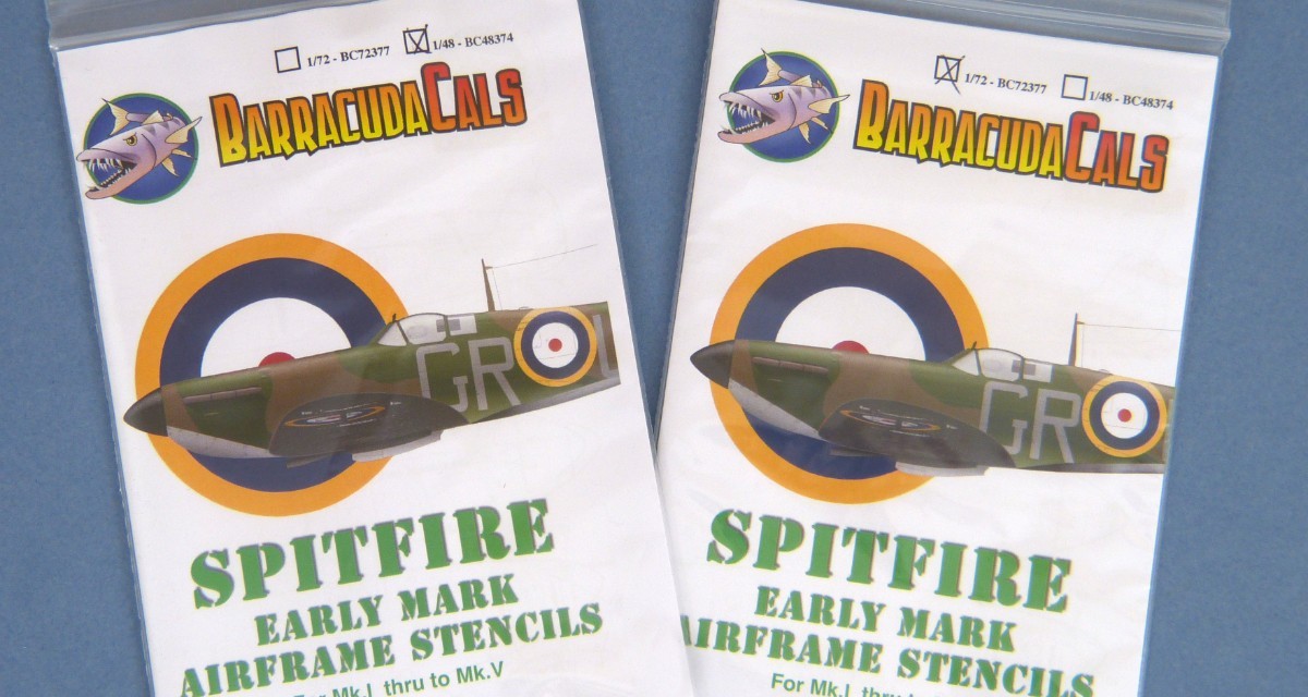 Spitfire Early Mark Airframe Stencils
