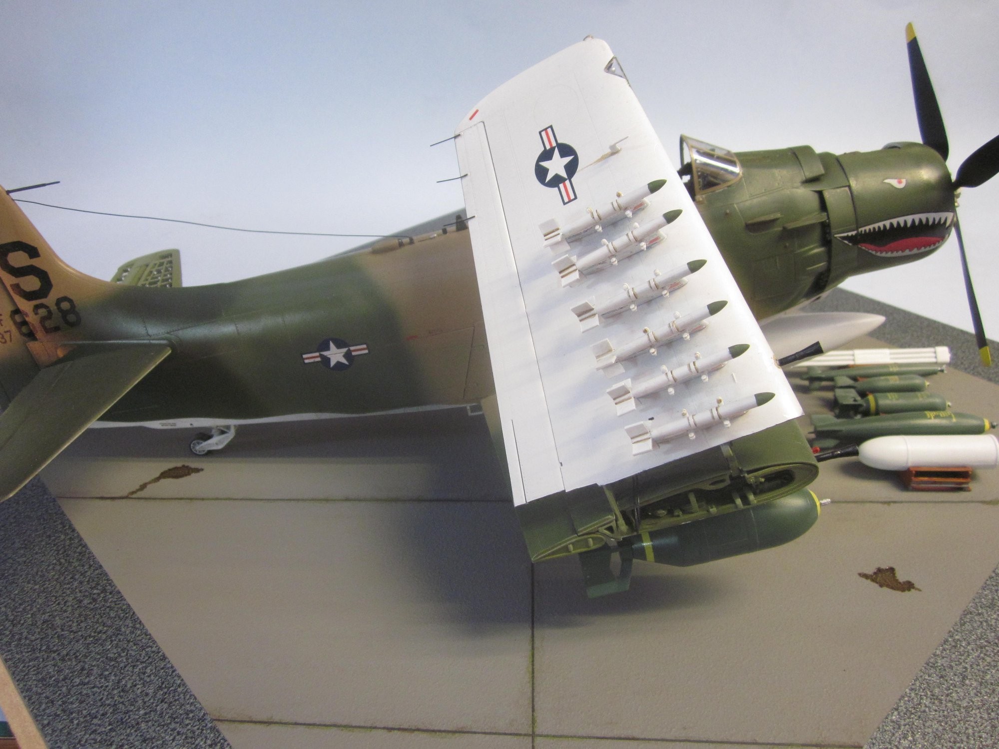 A1HD6 Skyraider by Richard Francis