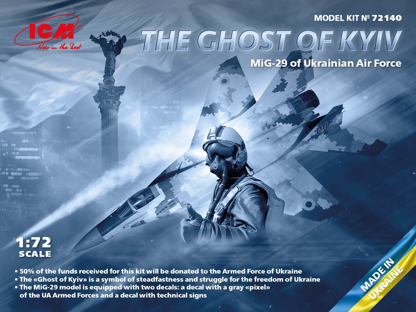 The Ghost of Kyiv and paint set