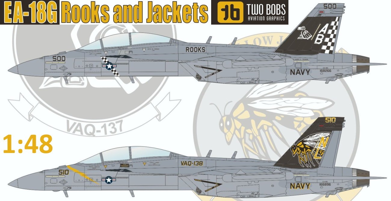 Decals: EA-18G Rooks & Jackets Released